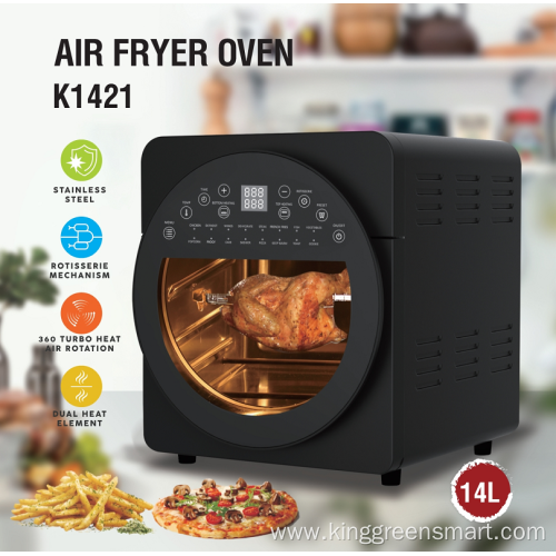 14L Large Capacity Oven Stainless Steel Air Fryer